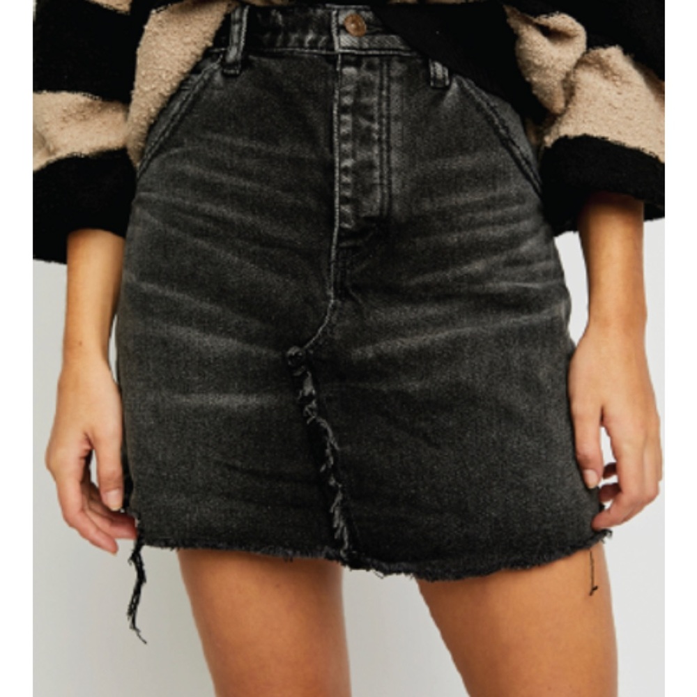 Free people black skirt